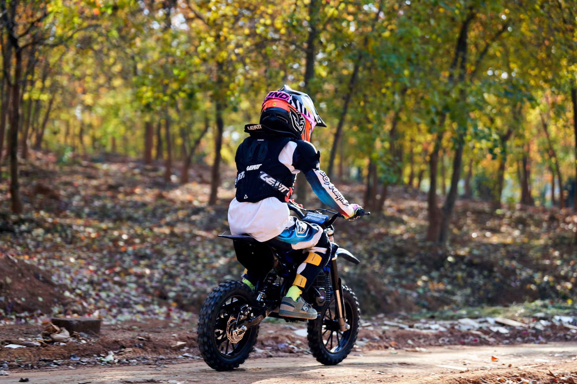 MotoTec Thunder 50cc Kids Gas Dirt Bike