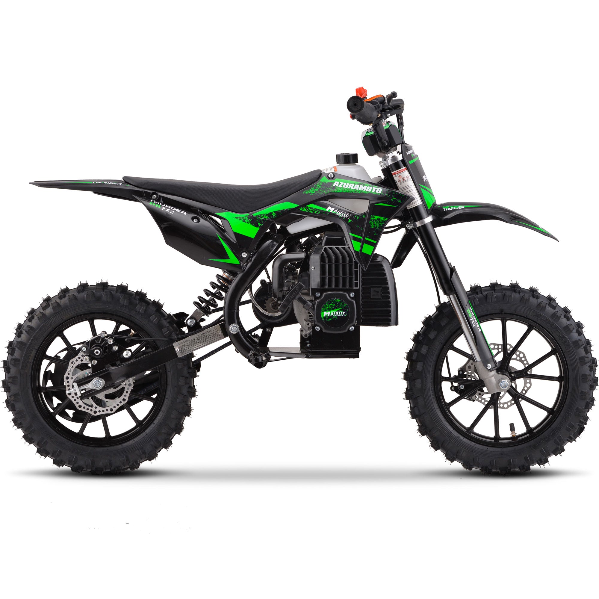 MotoTec Thunder 50cc Kids Gas Dirt Bike