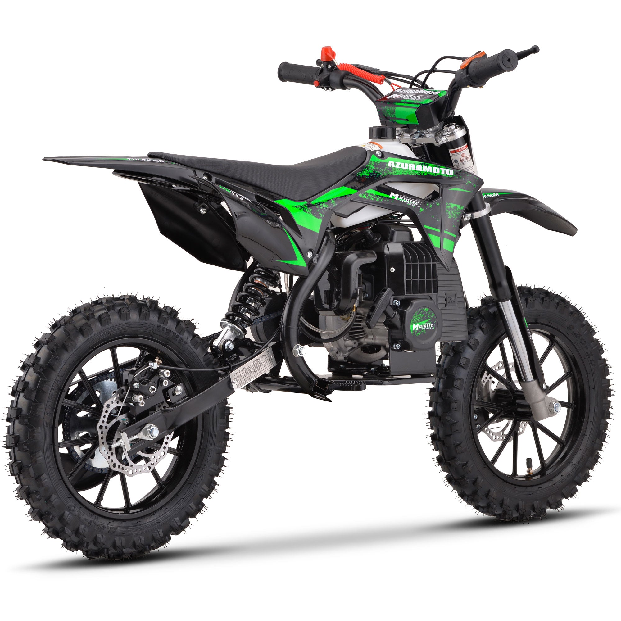 MotoTec Thunder 50cc Kids Gas Dirt Bike