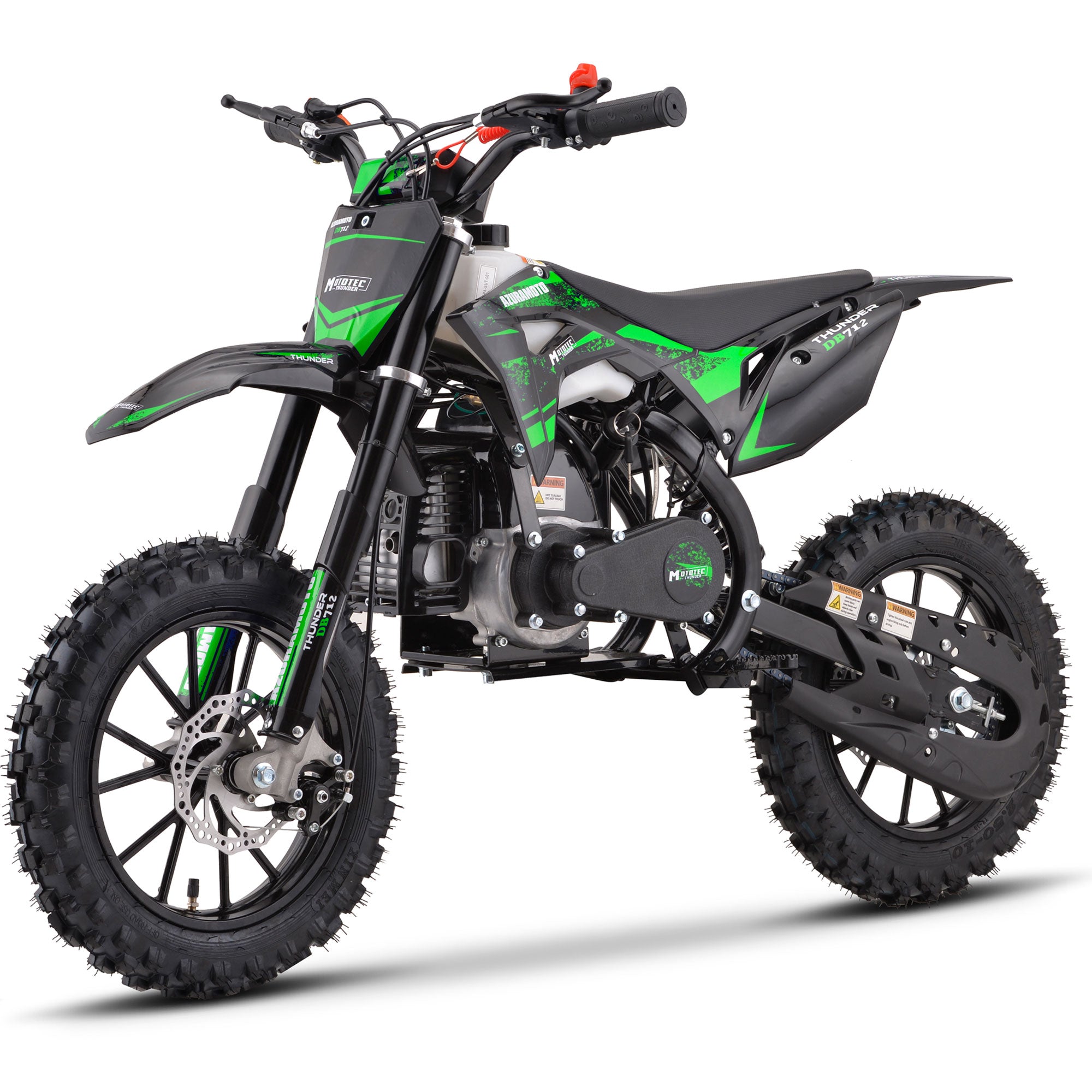 MotoTec Thunder 50cc Kids Gas Dirt Bike
