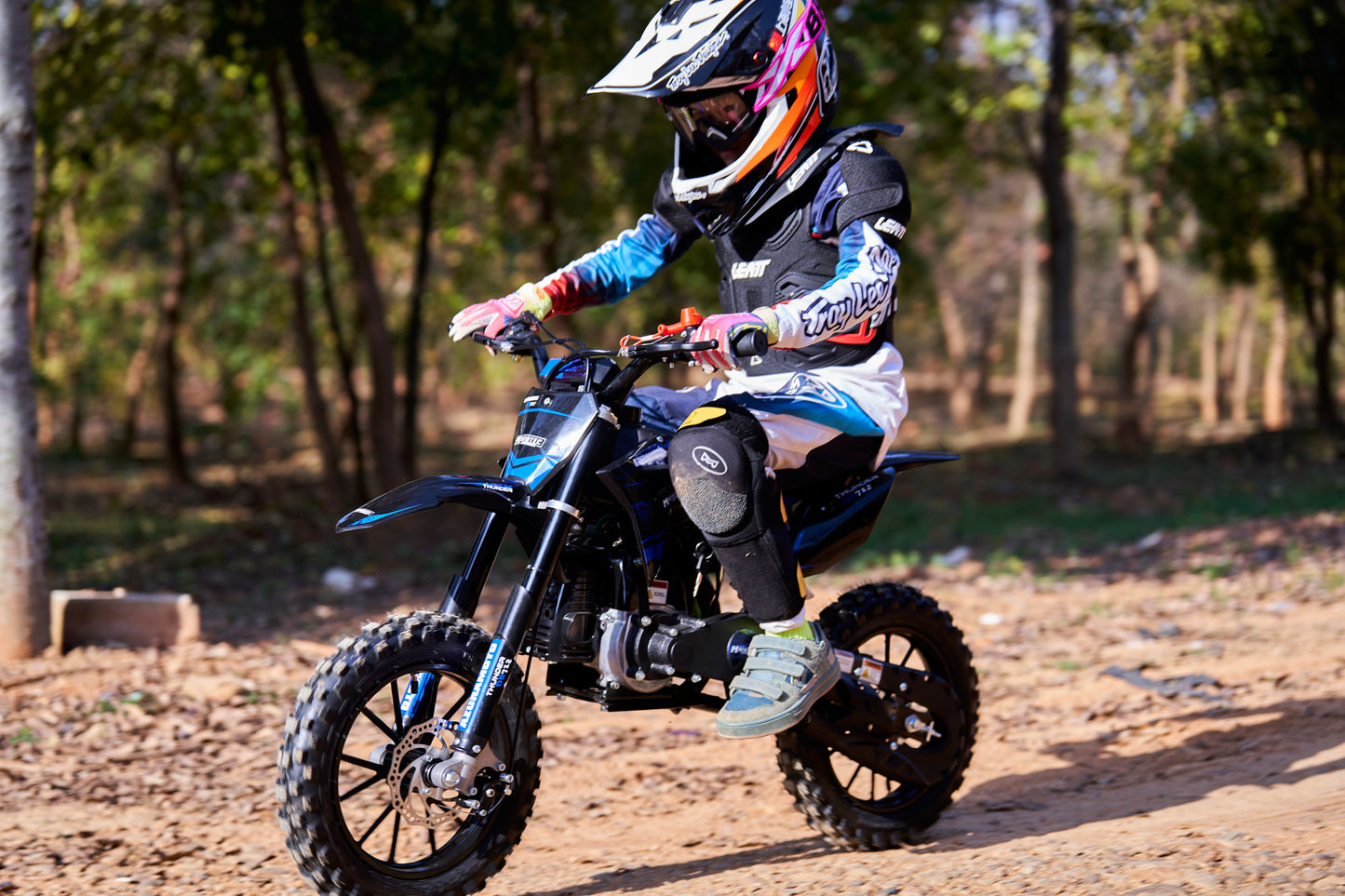 MotoTec Thunder 50cc Kids Gas Dirt Bike by Swag House Store