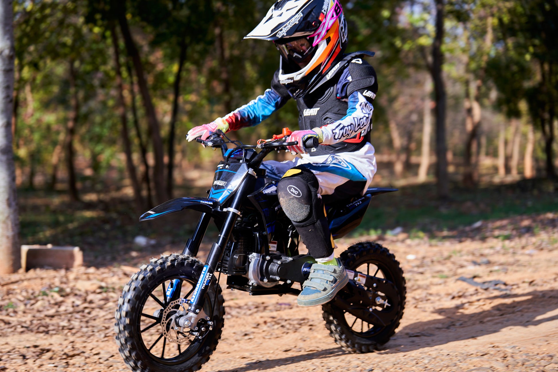 MotoTec Thunder 50cc Kids Gas Dirt Bike by Swag House Store