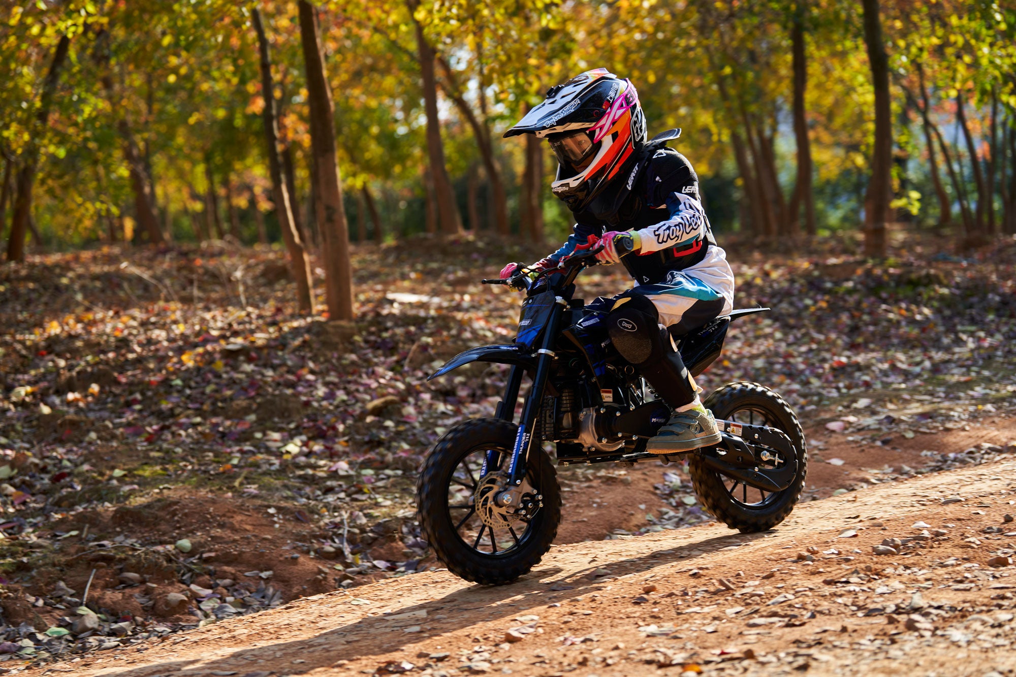 MotoTec Thunder 50cc Kids Gas Dirt Bike