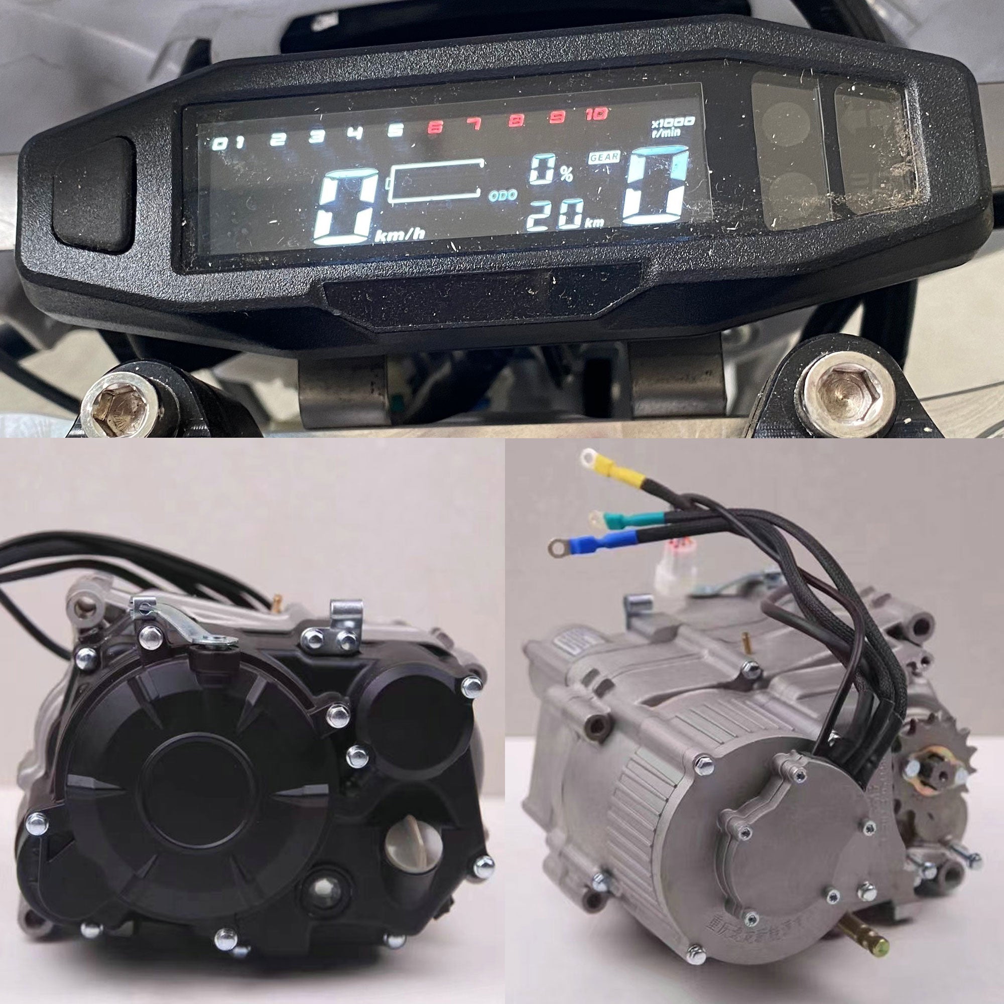 MotoTec Venom 72V 12,000W Electric Dirt Bike