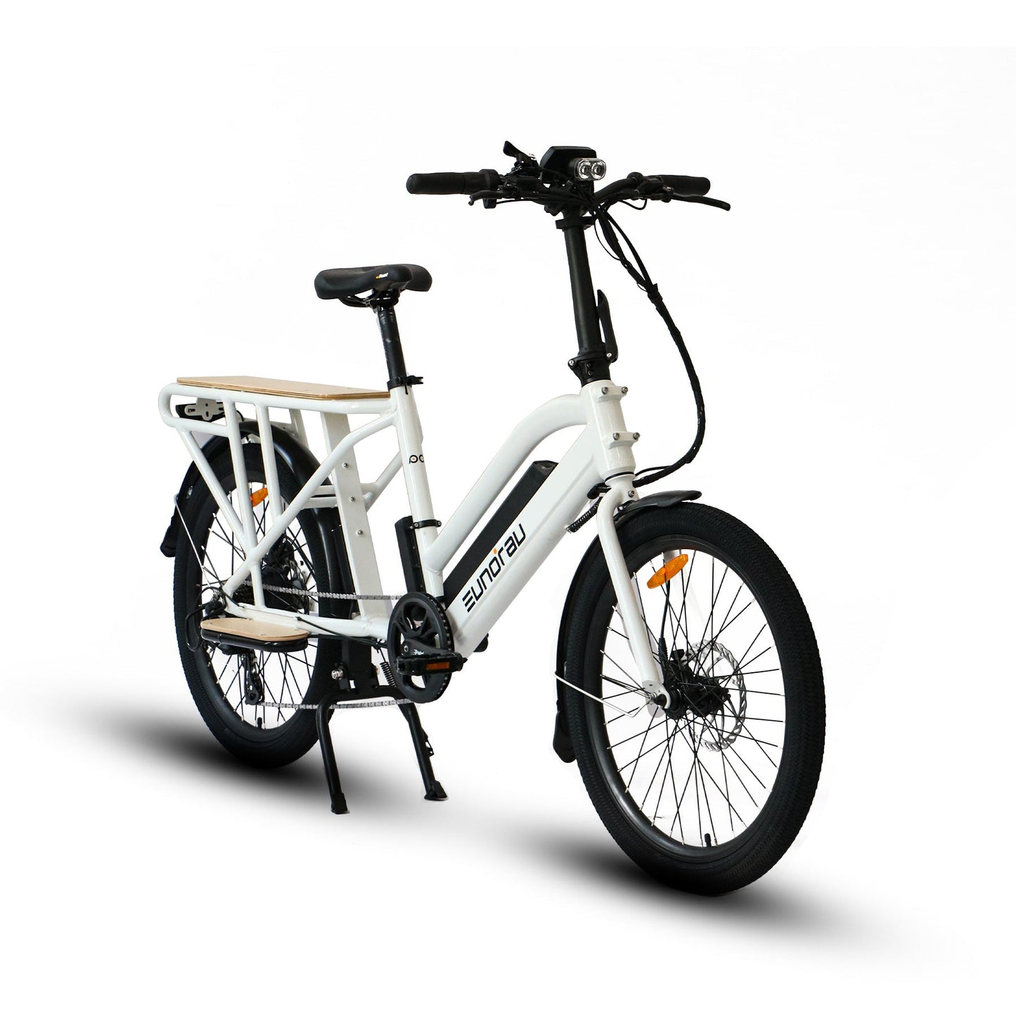 MAX-CARGO 2.0 24 Inch City Tire E Bike Dual Battery 80 Plus Miles Range 750W Rear Hub Motor