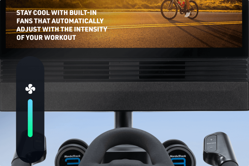 NordicTrack X24 Bike With 24 Inch Touchscreen Indoor Cycling Console, 20 Percent Incline, 10 Percent Decline