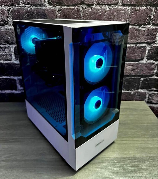 Custom White Gaming Desktop Intel Core I7 3.40 GHz Processor - Open Box Ready For Gaming And Creative Work