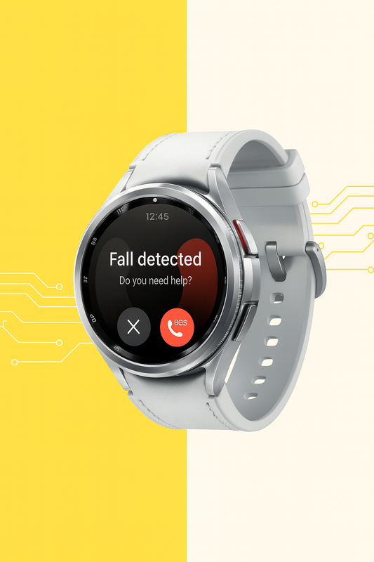 Samsung Galaxy Watch6 Classic 43 mm Smartwatch – Silver – Bluetooth, AMOLED Display, Fitness & Wellness Tracking – Wear OS