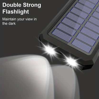 20,000mAh Solar Charger Power Bank with Fast Charging and Super Bright Flashlight Swag House