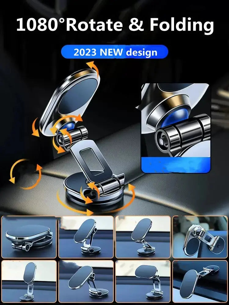 360-Degree Adjustable Magnetic Car Phone Holder Swag House