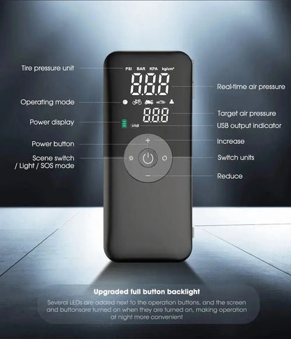 Electric Cordless Tire Inflator Pump