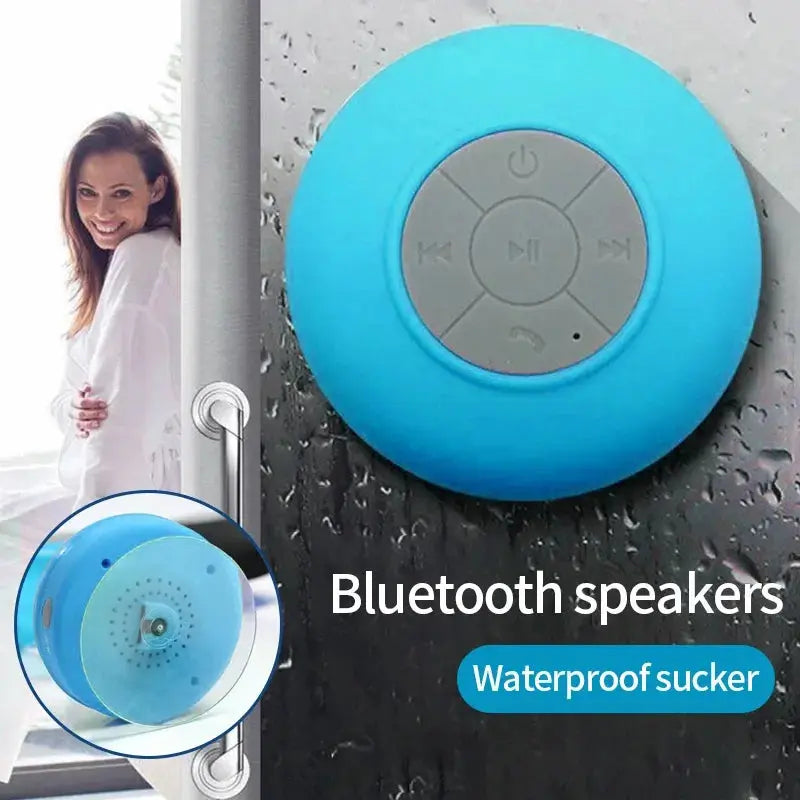 Waterproof Wireless Bluetooth Speaker with Suction Cup and Stereo Sound Swag House