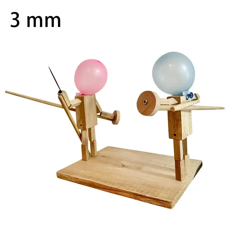 Fun Balloon - Handmade Wooden Fencing Puppets – Swag House Store