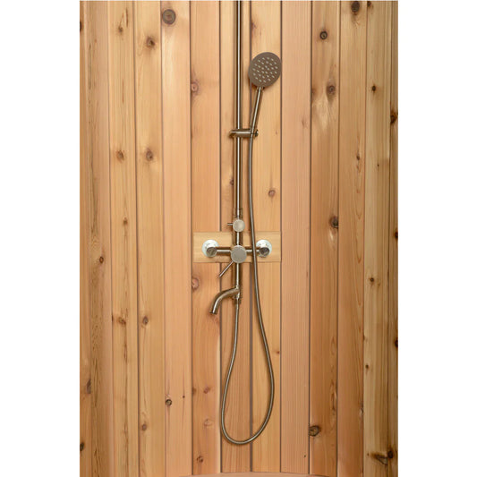 SAUNA EVOLUTION® Curved Rinse Outdoor Shower