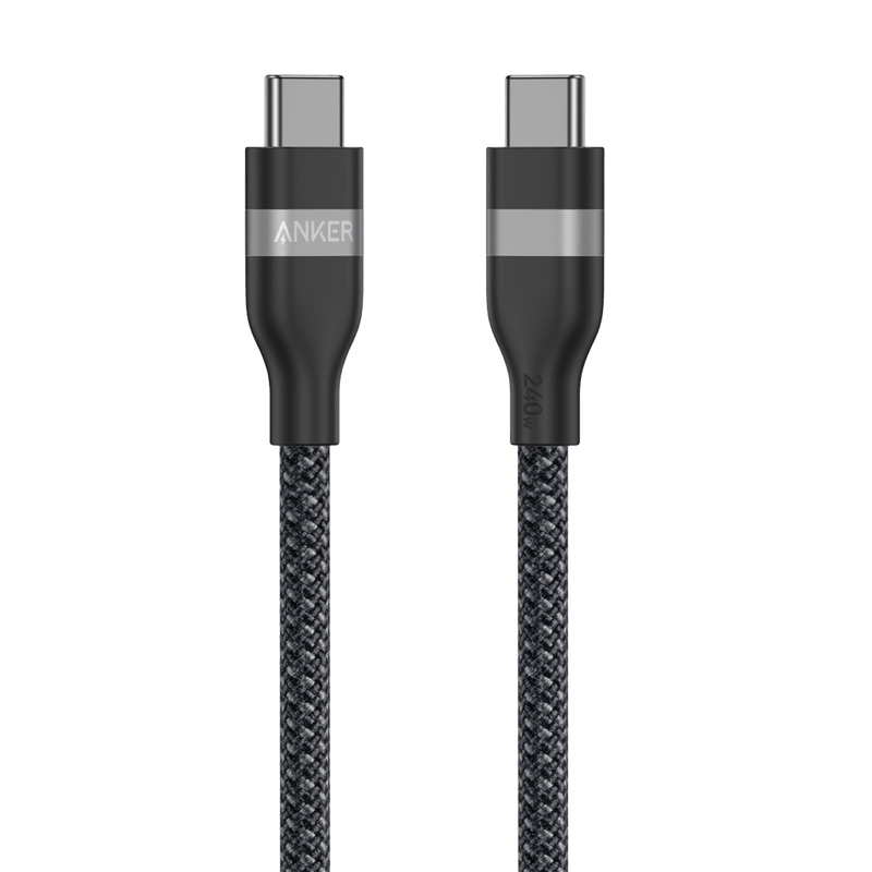 Anker USB-C to USB-C Cable (3 ft / 6 ft, 240W, Upcycled-Braided)