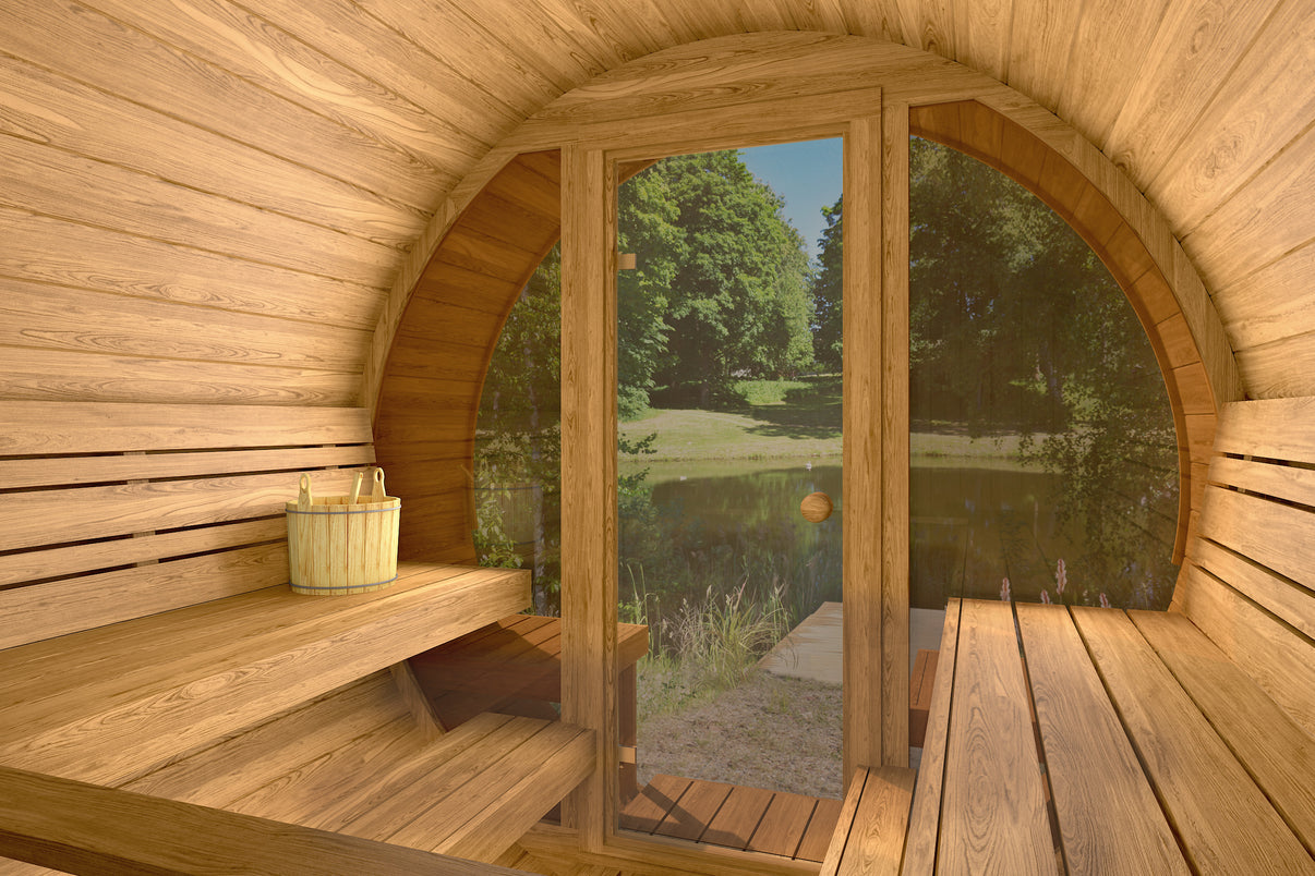 SAUNA EVOLUTION® Barrel Sauna Serenity Nature Air 7