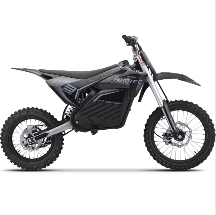 MotoTec Pro 72V 5000W Electric Dirt Bike – 50 MPH Top Speed, 40 Mile Range