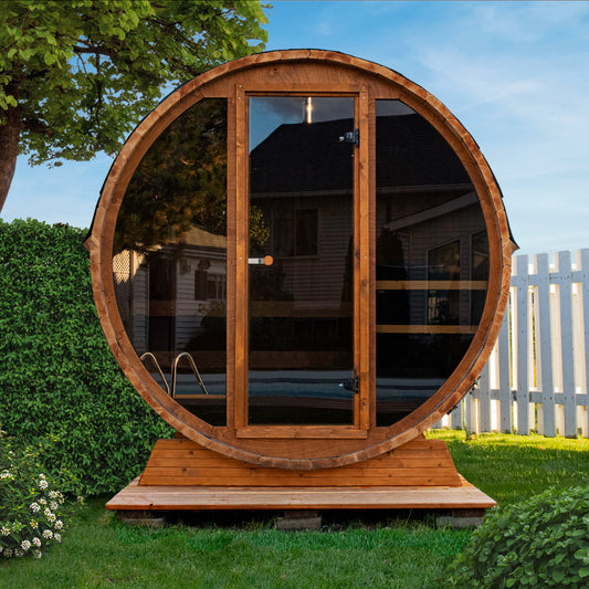 SAUNA EVOLUTION® Barrel Sauna Serenity Nature Air 3