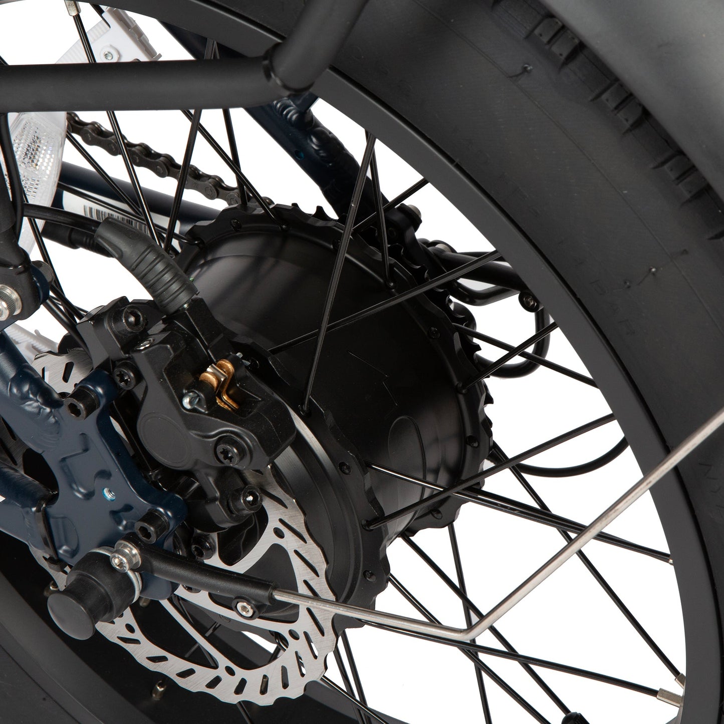 E Fat Step Fat Tire Electric Bike 20 Inch Aluminum Frame 500W Hub Motor 40 To 50 Mile Range Lithium Ion Battery