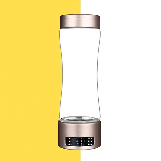 H2 Elite 400 – Intelligent Hydrogen-Rich Glass Water Bottle (High-Concentration Electrolysis, 400 ml Capacity)