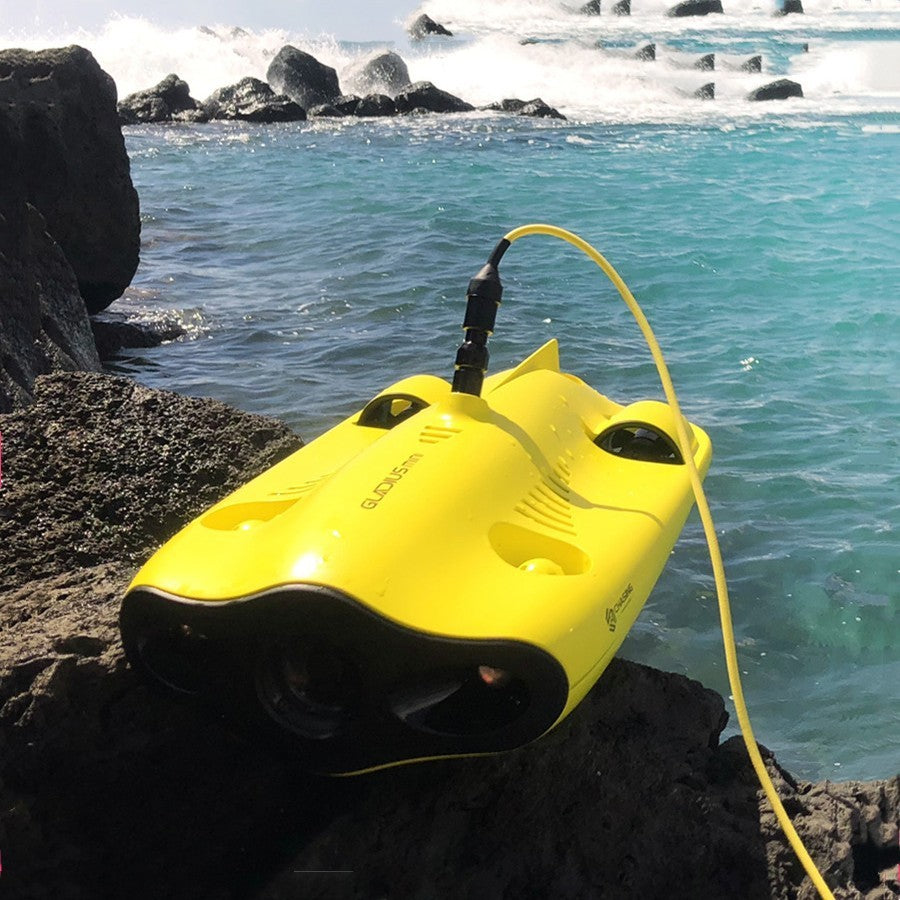 AquaDrone Pro 100 – Underwater Unmanned Submarine for Rescue & 4K Photography (100 m Depth, Remote-Controlled ROV)