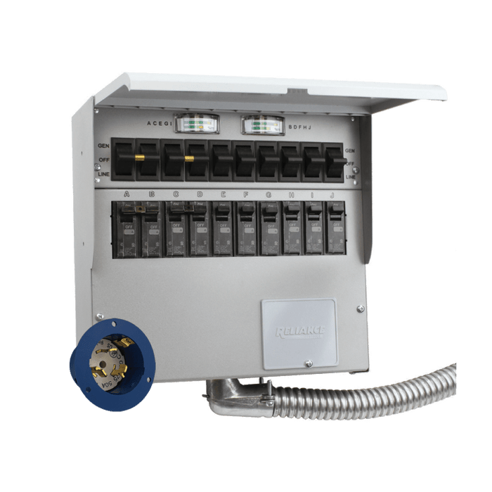 Jackery Manual Transfer Switch 240V 50A — Pre-Wired Design