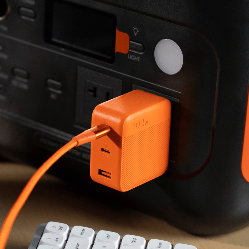 Jackery 102W GaN 3-Port Fast Charger | USB-C PD | Free US Shipping