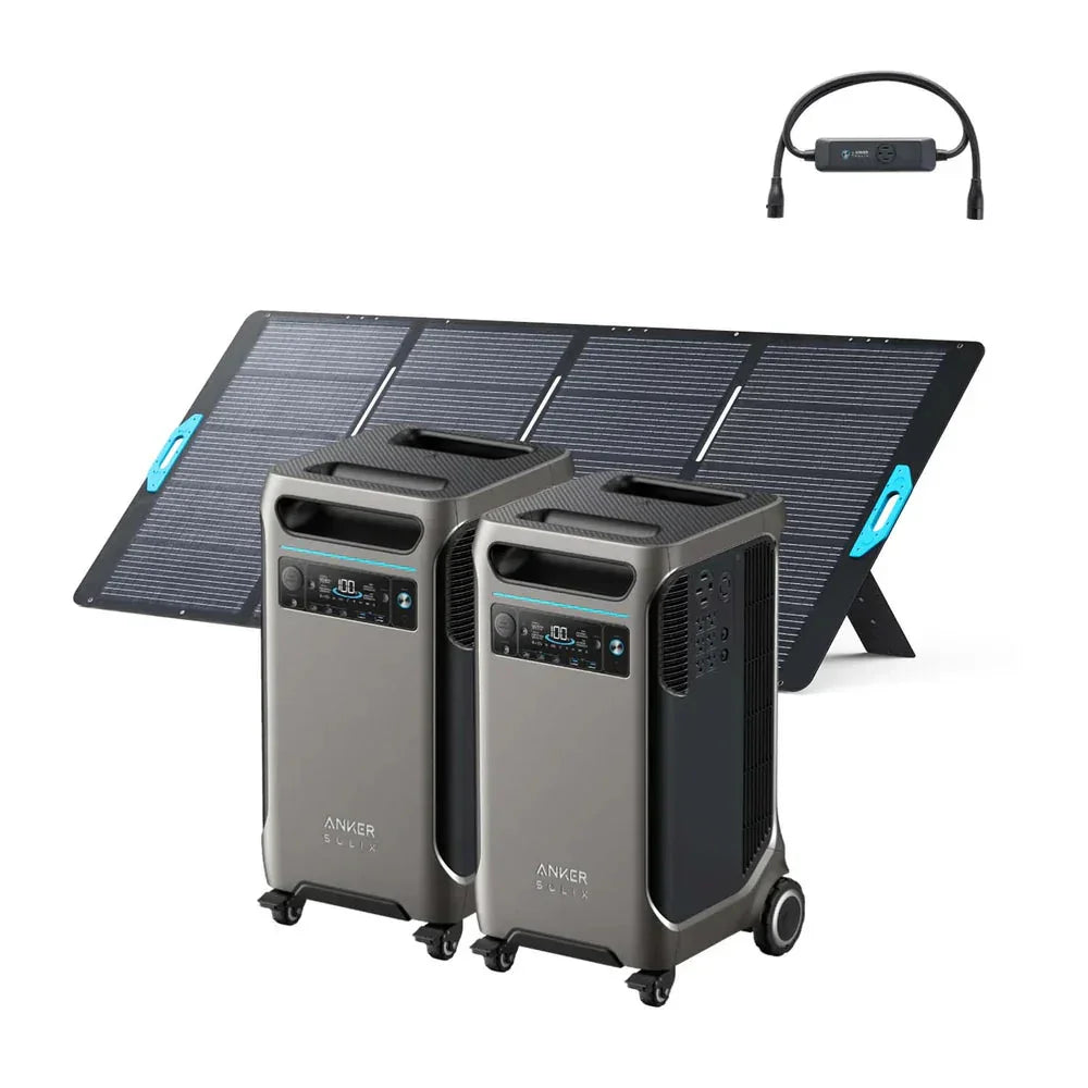 Anker SOLIX F3800 x 2 + Double Power Hub (With a Free Anker SOLIX F3800 Protective Cover Bag)