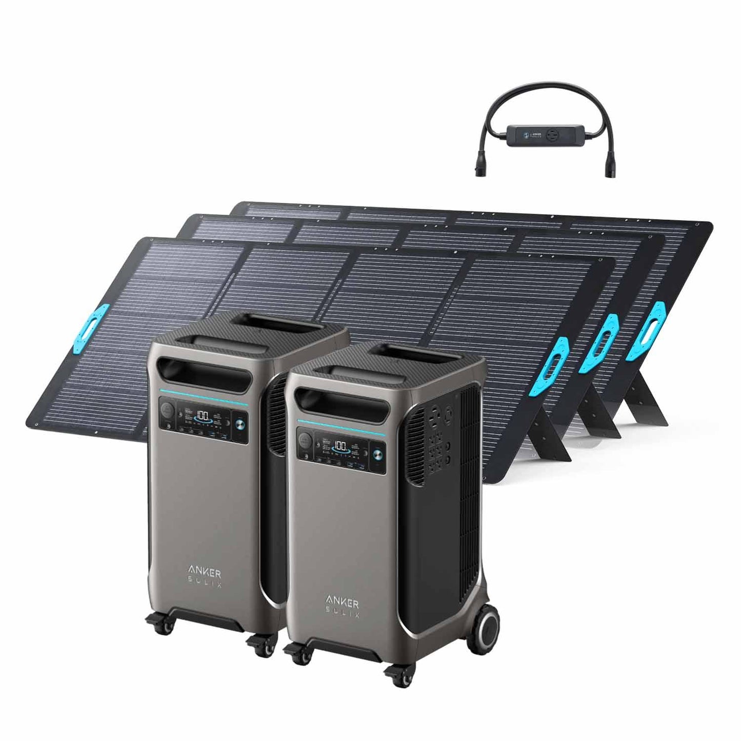 Anker SOLIX F3800 x 2 + Double Power Hub (With a Free Anker SOLIX F3800 Protective Cover Bag)