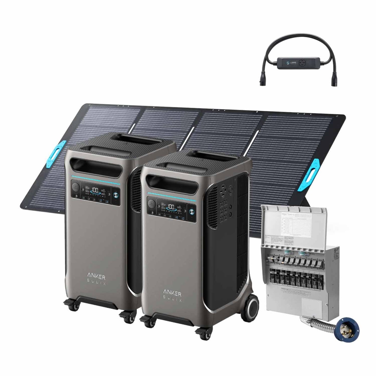 Anker SOLIX F3800 x 2 + Double Power Hub (With a Free Anker SOLIX F3800 Protective Cover Bag)