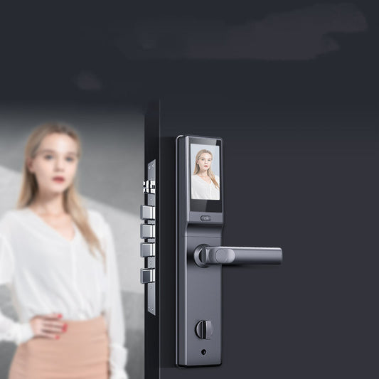 Smart Home Anti-Theft Fingerprint Door Lock – 0.1-Second Recognition, Semi-Automatic Latch, Modern Luxury Finish