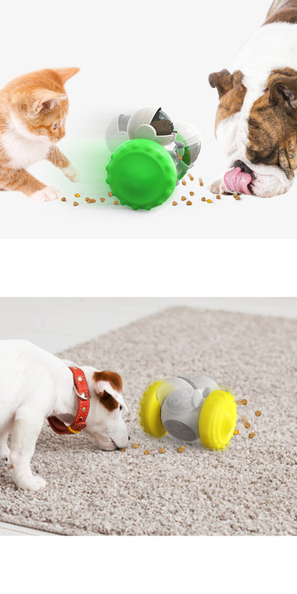 Intelligent Robotic Pet Training Toy with Food Leaker