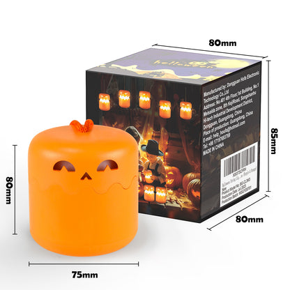 Halloween Pumpkin Lamp Foldable Portable Small Night Lamp