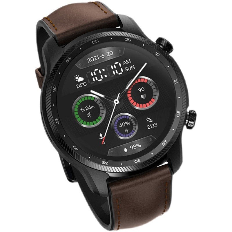 TicWatch Pro X LTE Smartwatch – Full Netcom 4G Calling, Dual Display, GPS Sports Tracking, and Waterproof Design