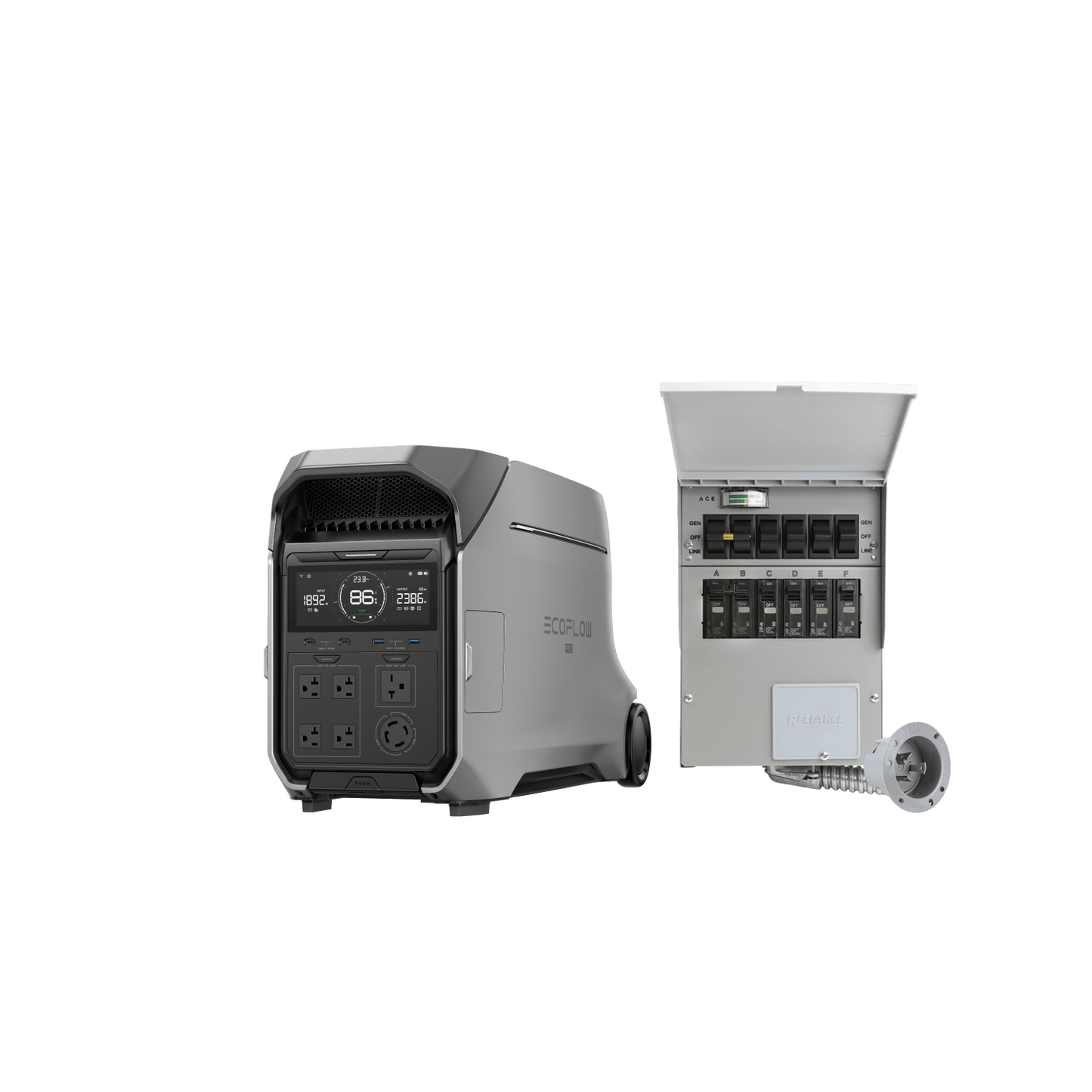 EcoFlow DELTA Pro 3 Portable Power Station Solar Generator