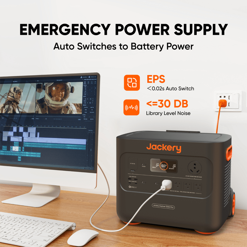 Jackery Explorer 2000 Plus Kit (4kWh) | 6000W | Free US Shipping