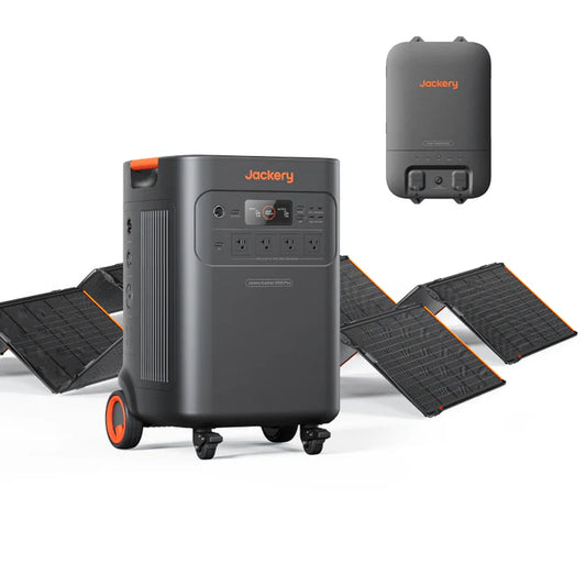 Jackery 5000 Plus + SolarSaga 500X ×2 + Smart Transfer Switch – Whole-Home Backup Kit