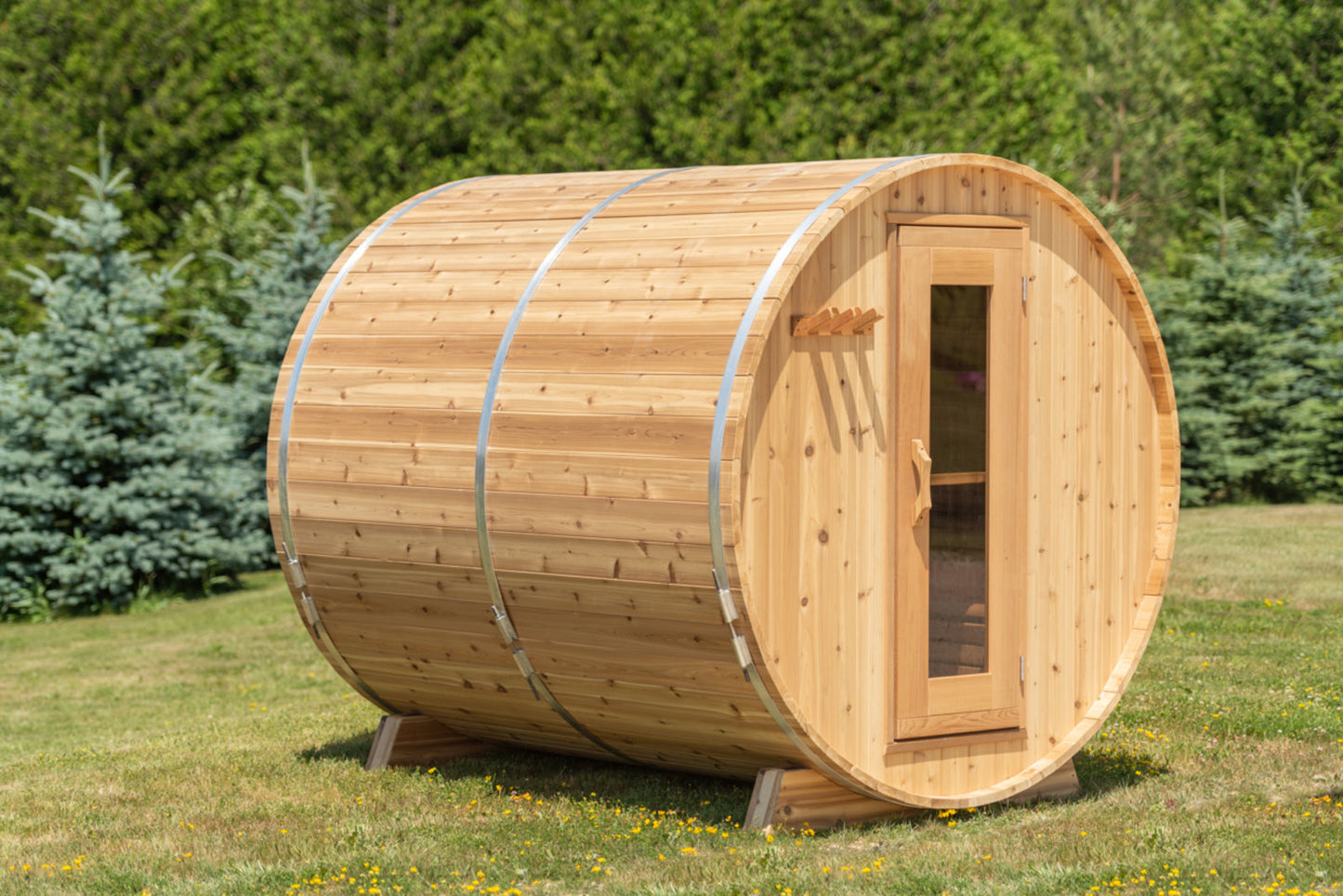 SAUNA EVOLUTION® Barrel Sauna Serenity Nature Air 4