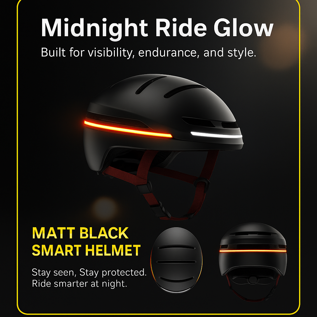 RideVision GT – Smart Bluetooth Helmet with HD Camera & SOS Alert Safety System