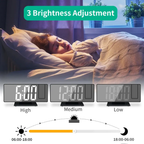 Ultimate Bedside Wake-Up Bundle: Projection Digital Alarm Clock