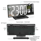 Ultimate Bedside Wake-Up Bundle: Projection Digital Alarm Clock