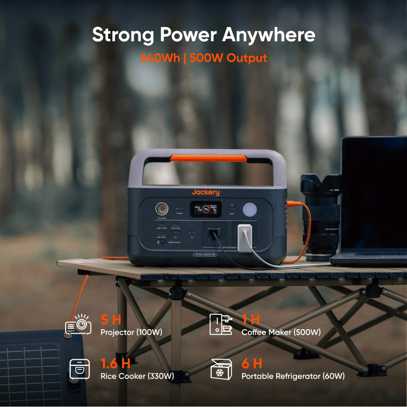 Jackery Explorer 600 v2 | 640Wh Portable Power Station | Free US Shipping