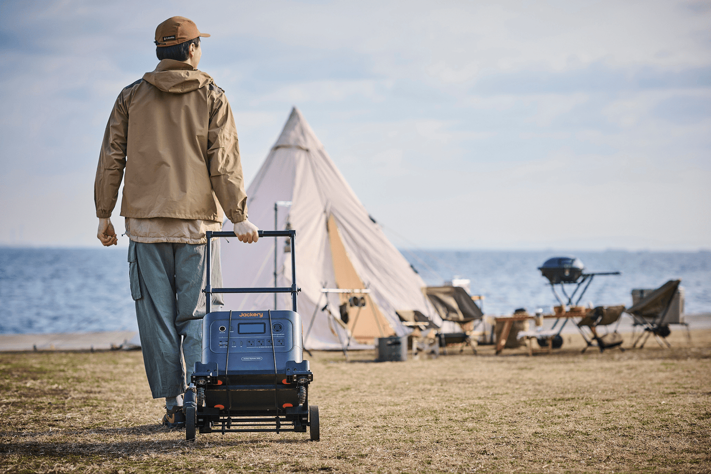 Jackery Power Station Trolley | Foldable Aluminum Cart | Free US Shipping
