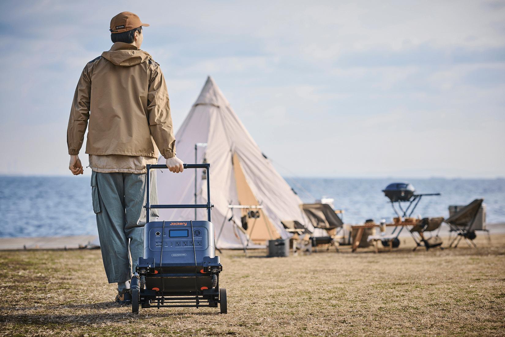 Jackery Power Station Trolley | Foldable Aluminum Cart | Free US Shipping
