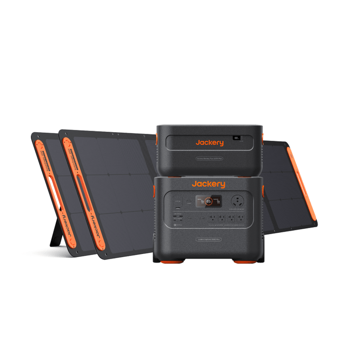 Jackery Explorer 2000 Plus Solar Generator — 4kWh Expandable Kit