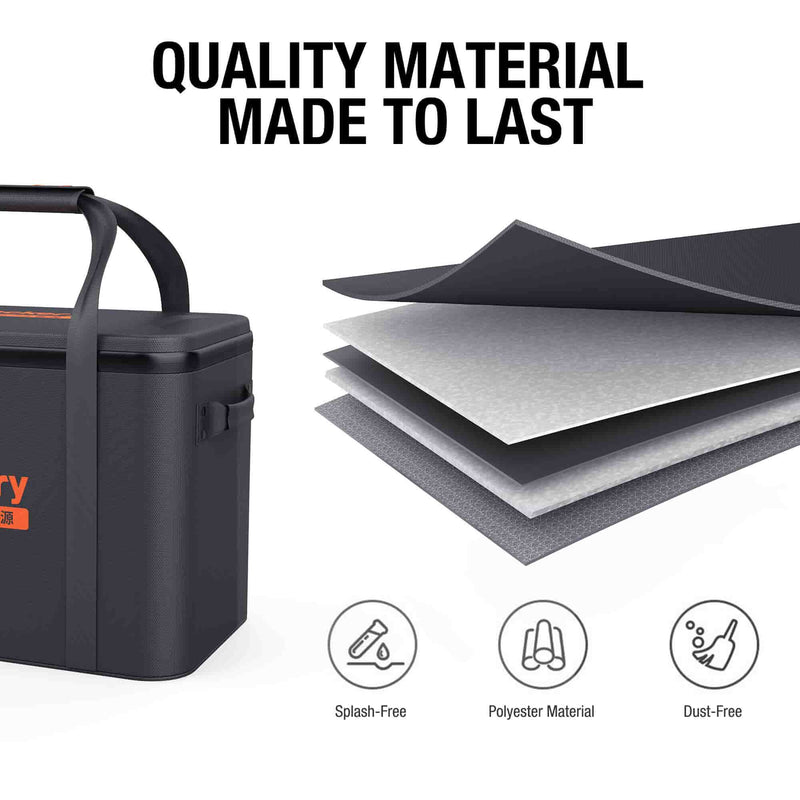 Jackery Upgraded Carrying Case (M) | Fits Explorer 500–2000 V2 | Free US Shipping