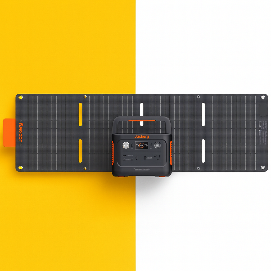 Jackery Solar Generator 300 Plus – E300 Plus + 40W Solar Panel