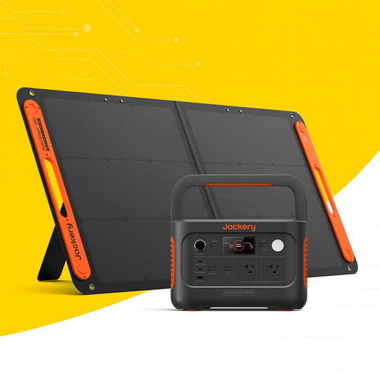 Jackery Explorer 600 V2 – Portable Power Station + 100W Air Solar Panel