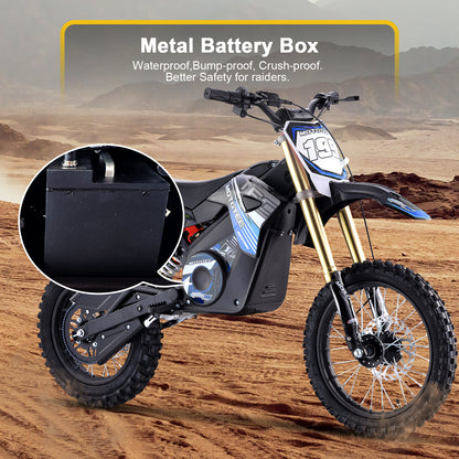 MotoTec Pro 48V 1800W Electric Dirt Bike by Swag House Store
