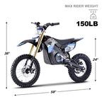 MotoTec Pro 48V 1800W Electric Dirt Bike